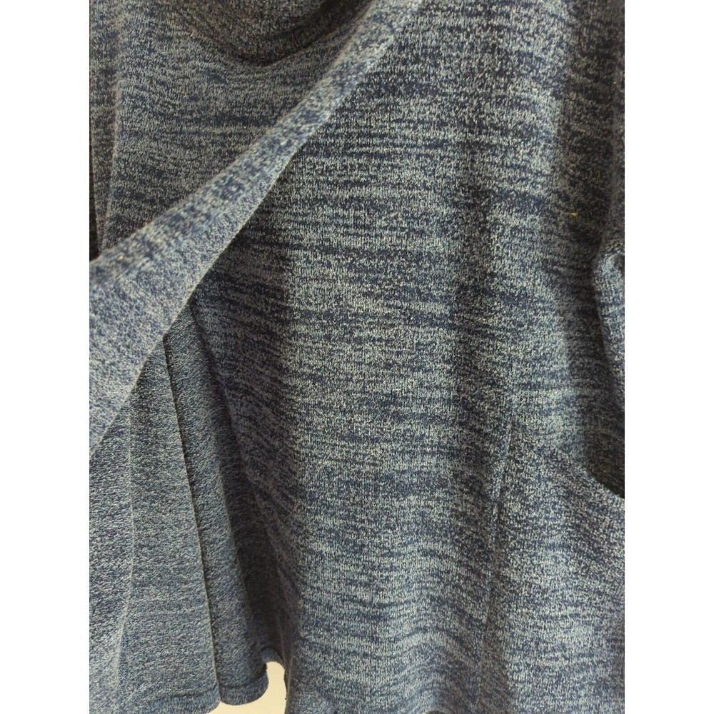 AXYEH Women's M Blue Wrap Cowl Knit Sweater Oversized Stretch Cozy - Picture 10 of 11